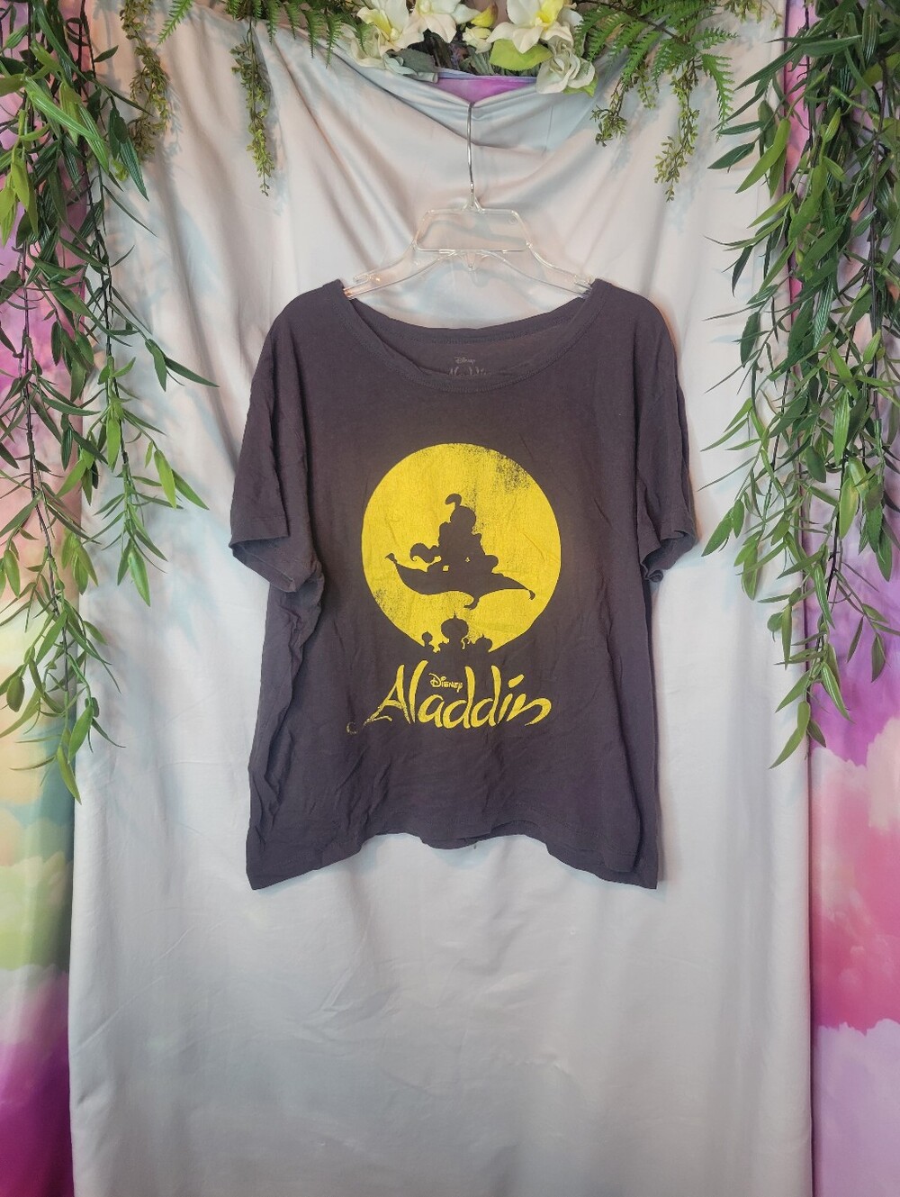 Disney Aladdin Silhouette Design Shirt, Collectible